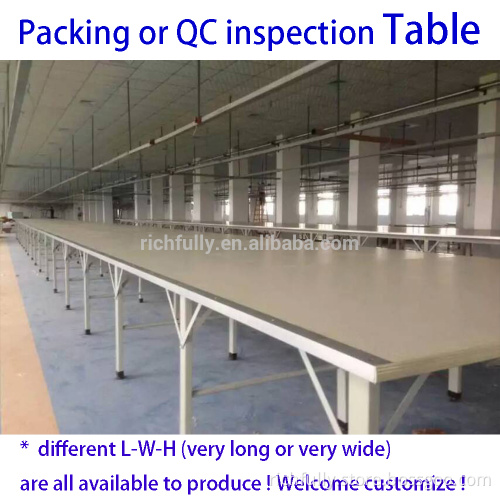 Rugs or Fabric rolls QC inspection Table